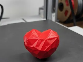 Low Poly Heart/Herz - Valentine's Gift Decoration