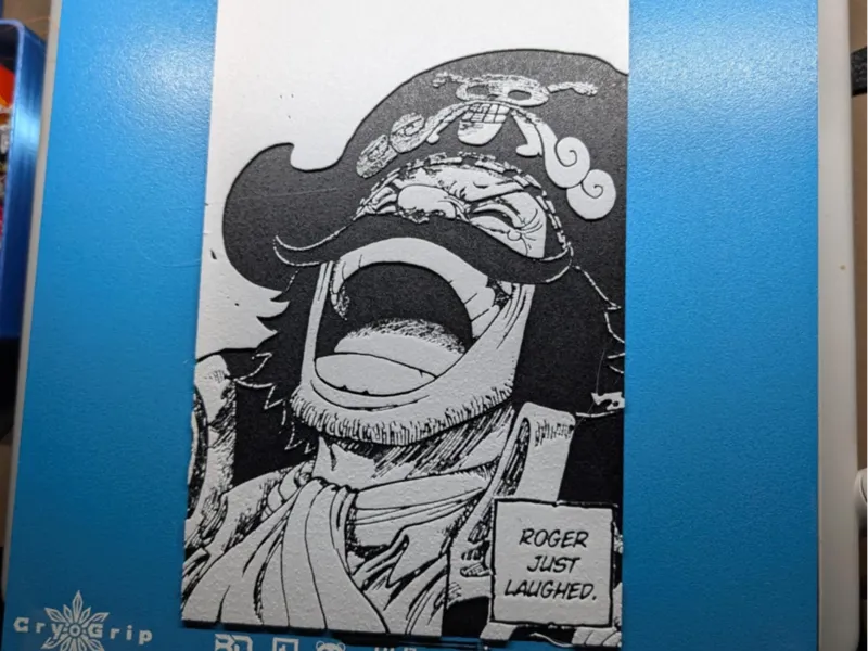 One Piece Roger Laughed Manga panel