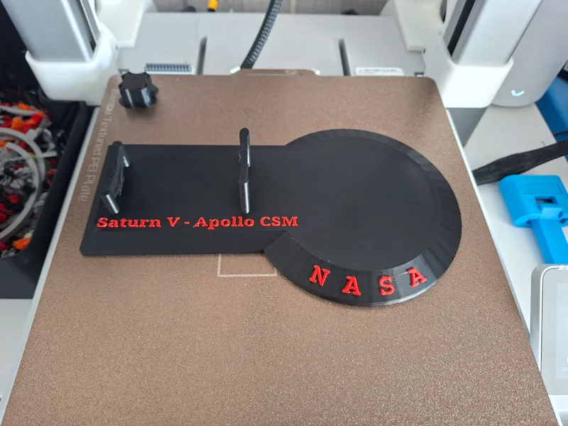 NASA Saturn V Command Service Module Display Stand