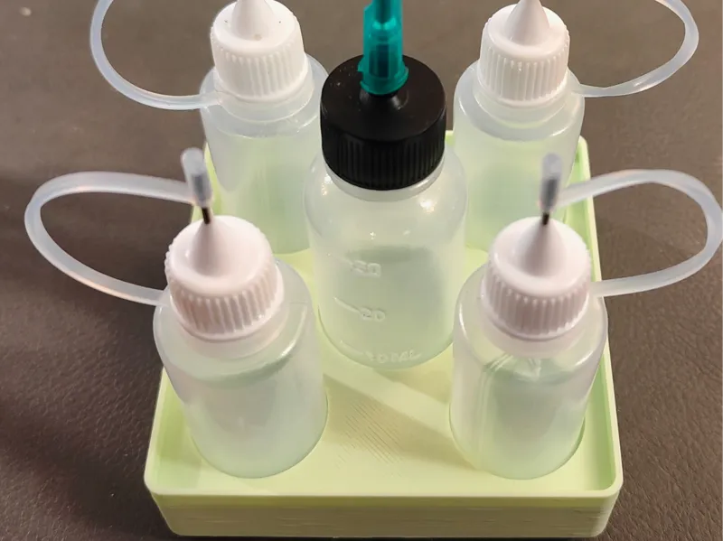 Gridfinity Eyedropper 25mm & 30mm bottle holder