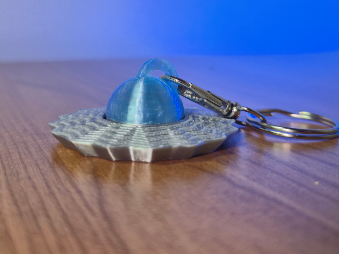 UFO Keychain Fidget Spinner