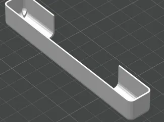 UPVC Window Hinge Cover 110mm x 15.8mm x 15.8 mm