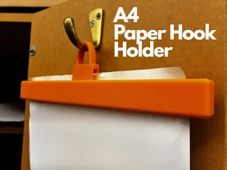 A4 Paper Hook Holder