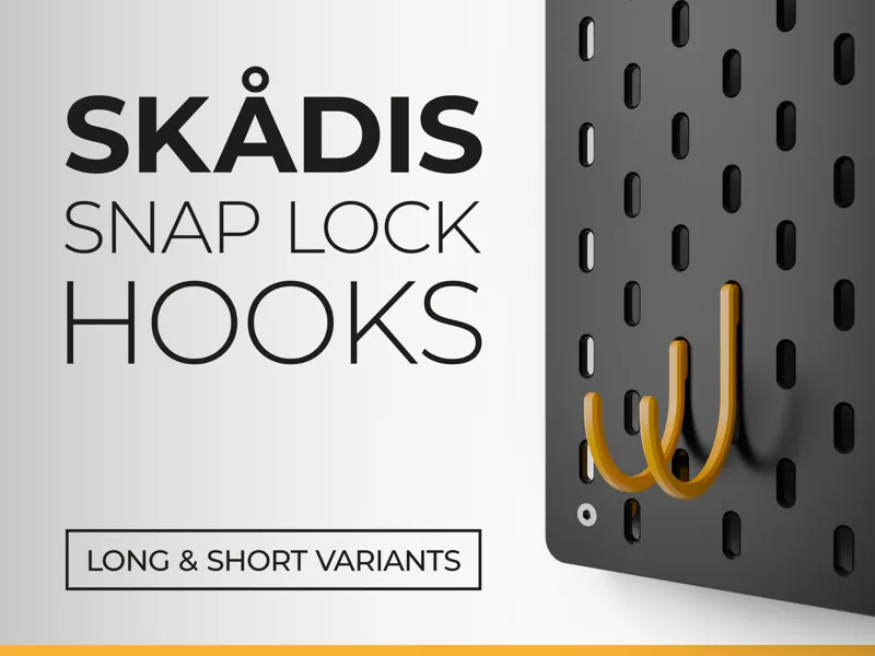 IKEA Skadis Snap Lock Hooks