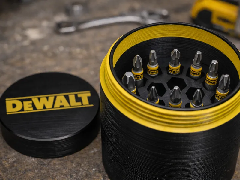 Bit Container for Dewalt Bits