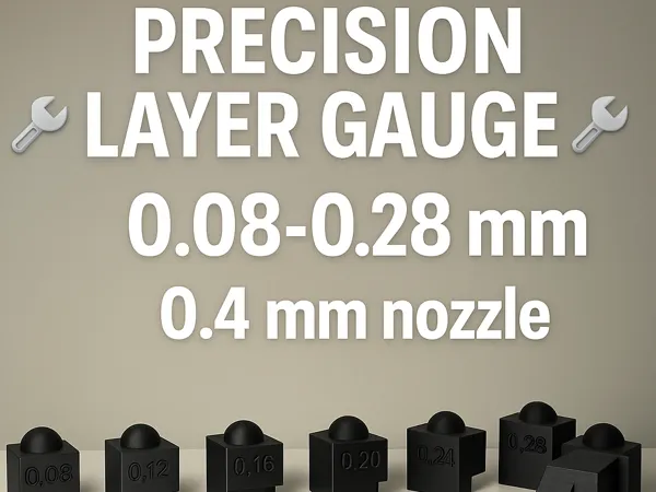 Jauge de calibration pour imprimante 3D