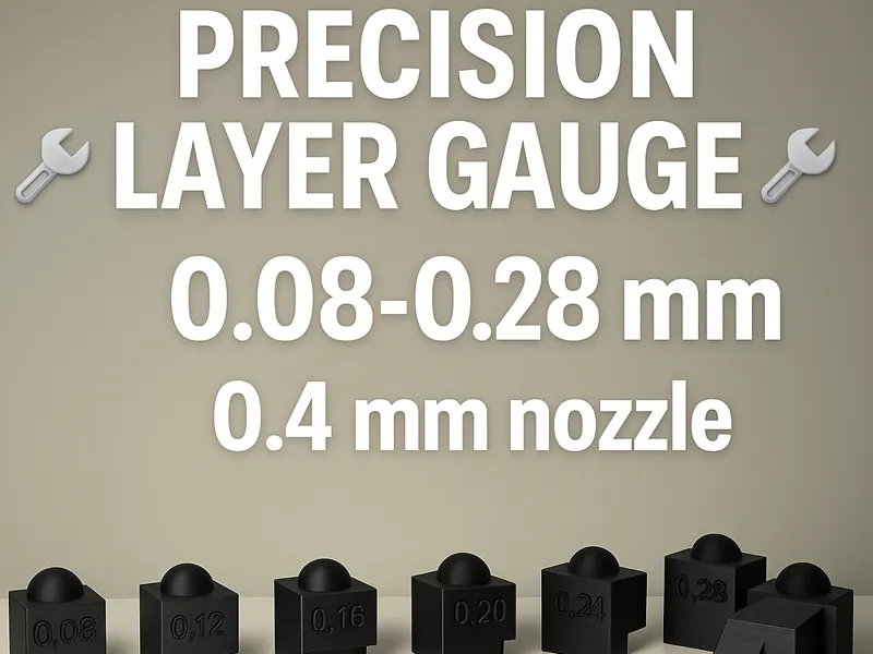Precision Layer Test Gauge 0.08–0.28 mm