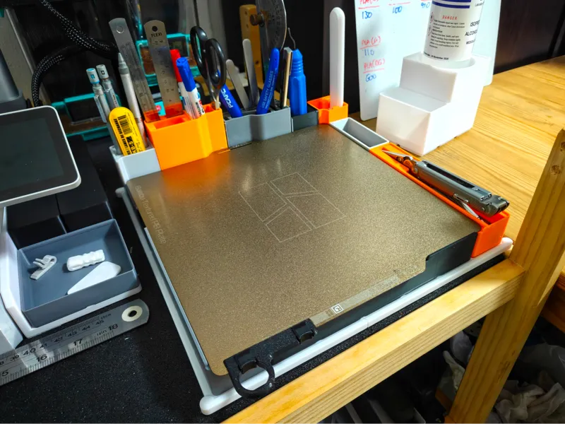 BUILD PLATE COOLING STAND ORGANIZER