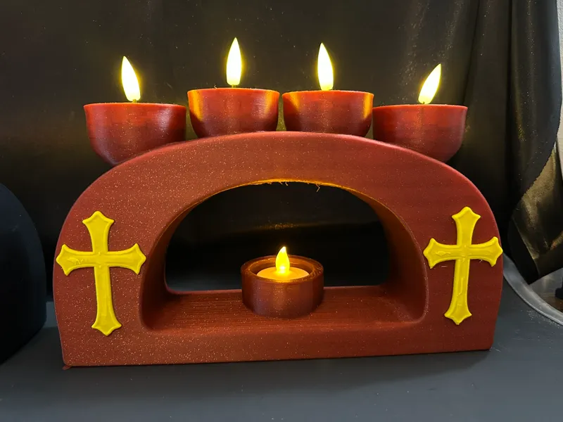 Candelabra of Faith, Balance and Purpose