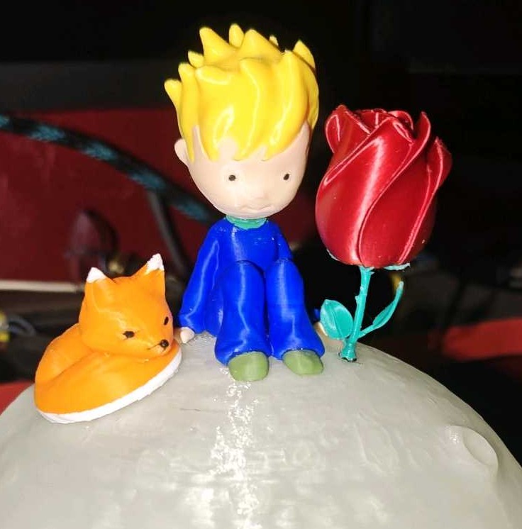Miniatura 3 do modelo 3D 小王子台灯