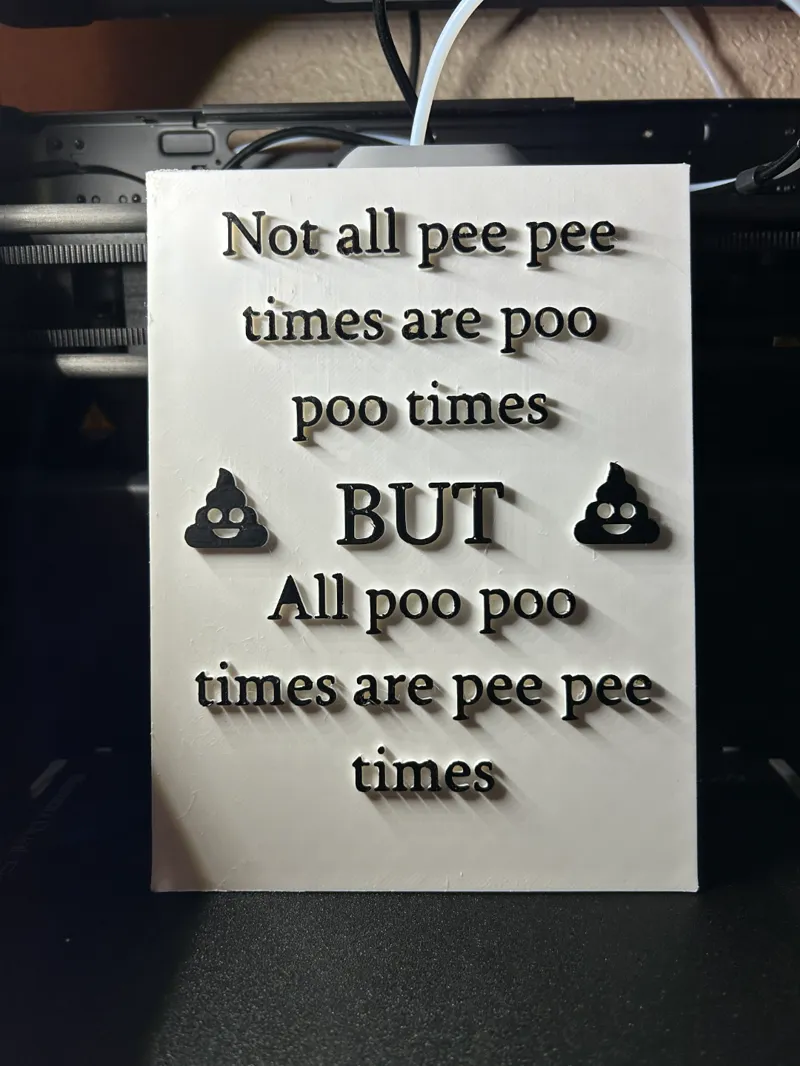 Bathroom Sign