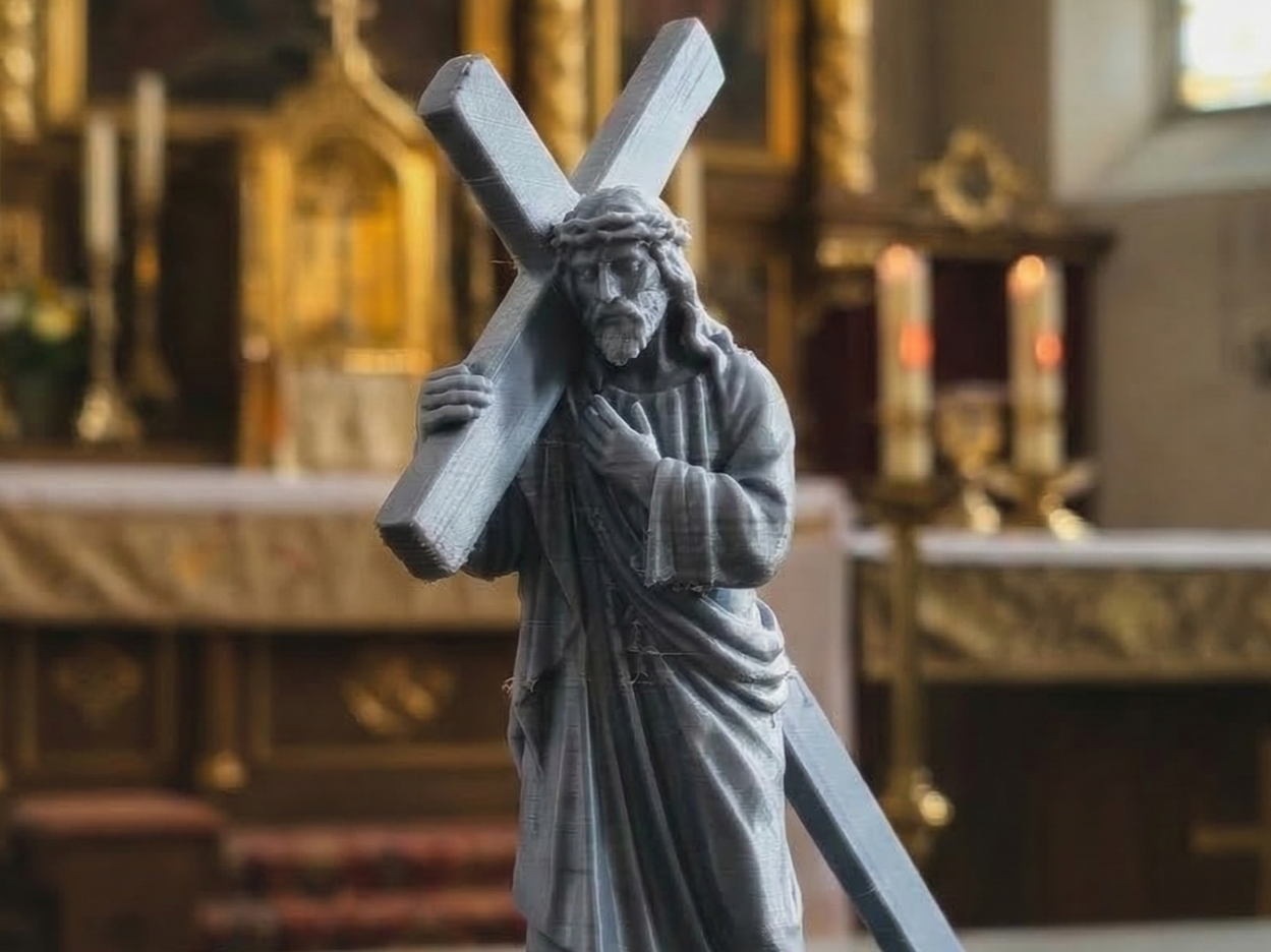 Gesù con la Croce – Decorazione Sacra o Presepe