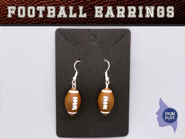 Football Earrings