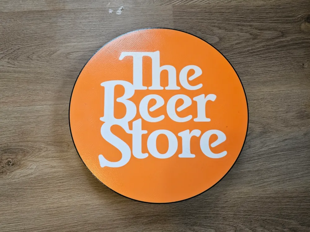 The Beer Store LED Lightbox Sign - Free 3D Print Model - MakerWorld