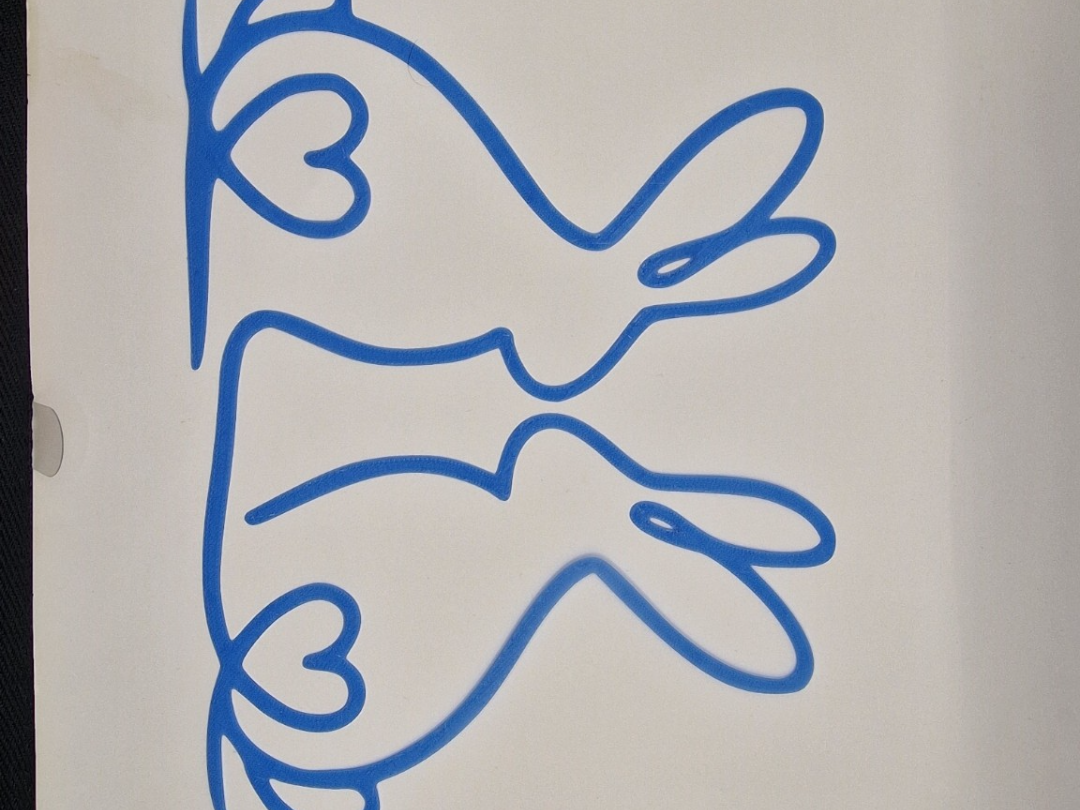 Easter bunny desk/wall deco