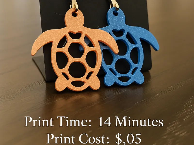 Turtle Ear Rings