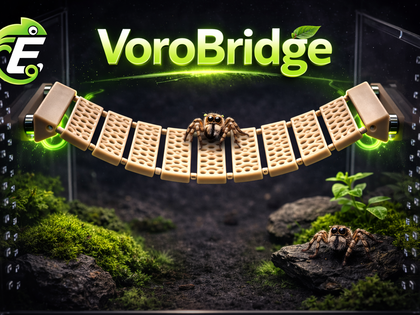 VoroBridge – Magnetic Spider Bridge