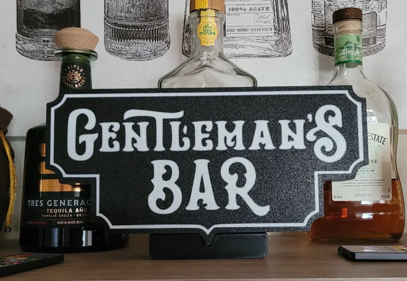 Gentlemen's Bar Lightbox