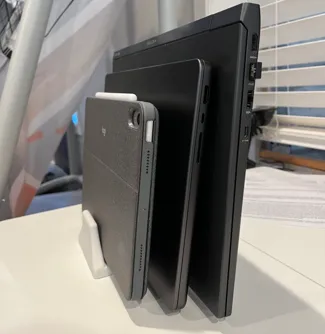 Upright Laptop Storage