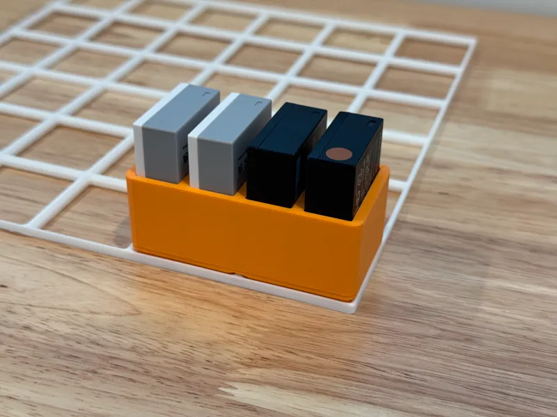 Gridfinity Fujifilm NP-W126 Batteries Holder