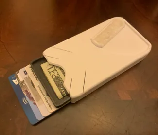 Cascade Card Wallet V3 with a large Cash Tray