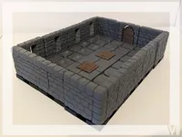 Meurtrières modulaires — décor de donjon — photo 1