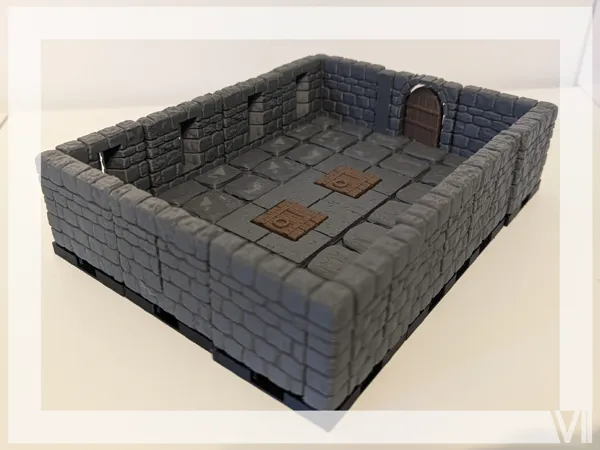 Meurtrières modulaires — décor de donjon