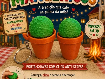 Mangerico click keychain