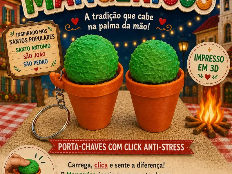 Mangerico click porta-chaves
