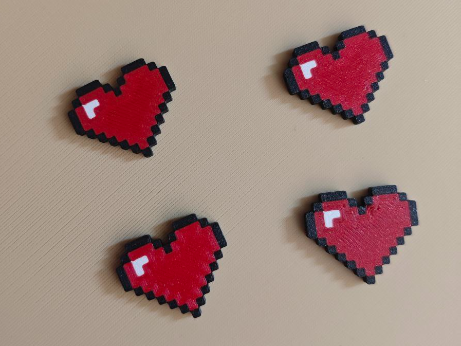 Heart magnet 8-bit
