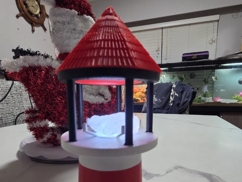 Christmas Light house 