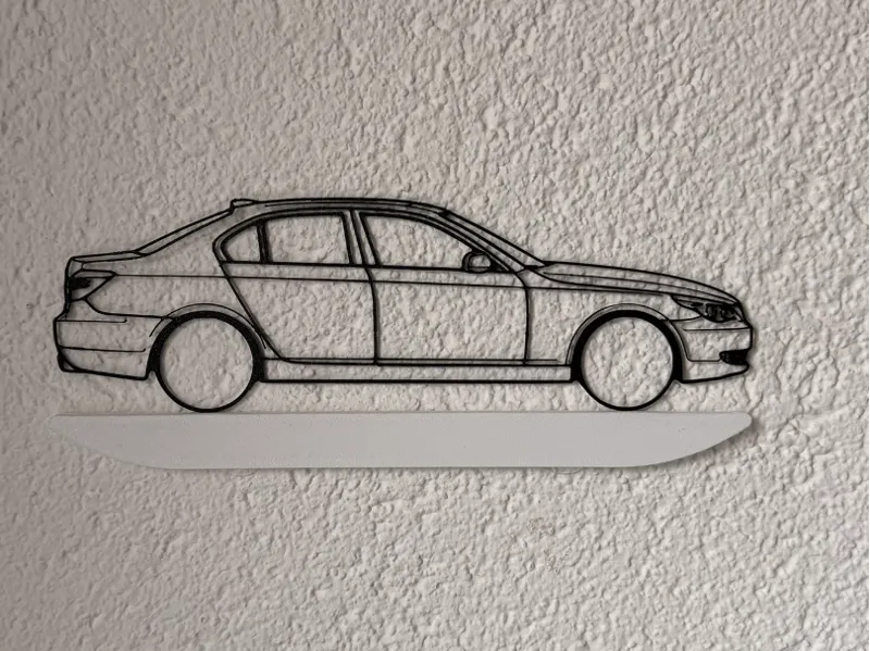 BMW E60 wallart car