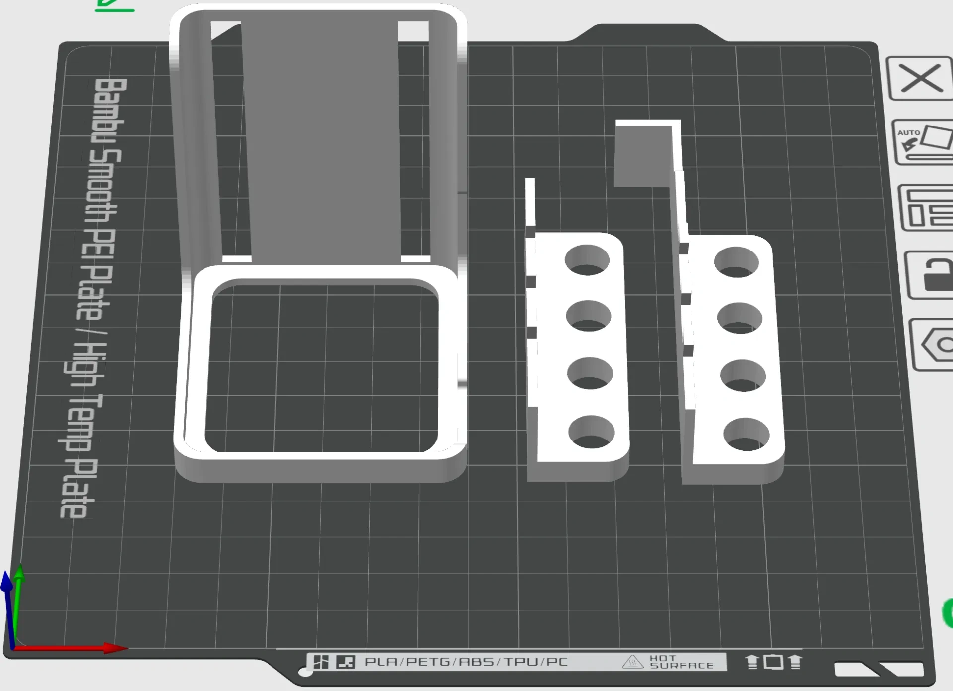 Miniatura 1 do modelo 3D A1mini 手动换料模块V1.0 - 轻量化侧置版