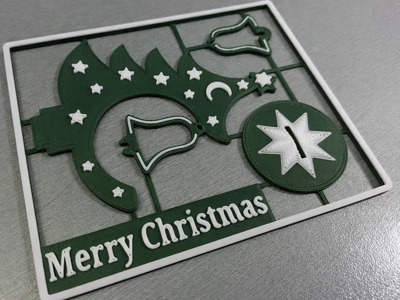 Christmas Tree Kit Card Gift Decoration EN CZ DE