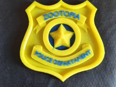 ZOOTOPIA POLICE BADGE