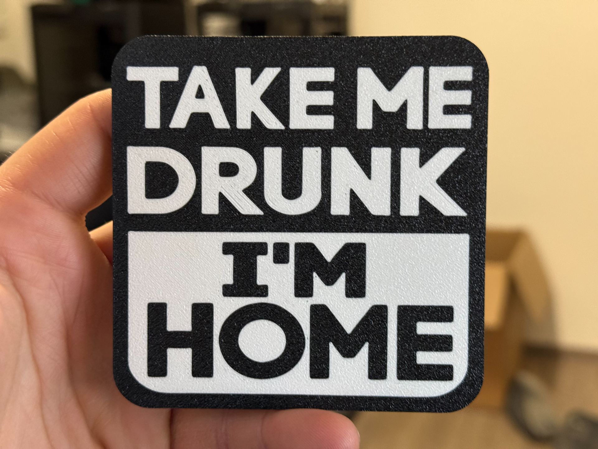 Take Me Drunk coaster