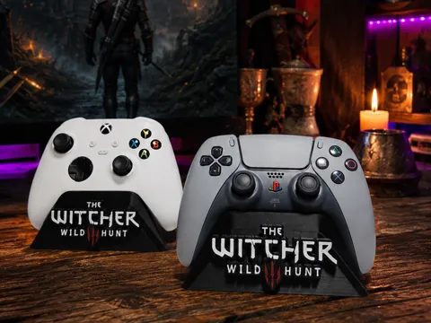 Caja o estuche: The Witcher 3 Controller Stand – DualSense & Xbox — referencia de MakerWorld