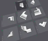 0.2mm layer, 3 walls, 15% infill - 8 different each on plate