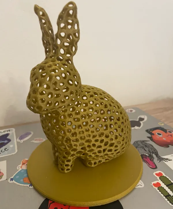Lapin Voronoï décoratif