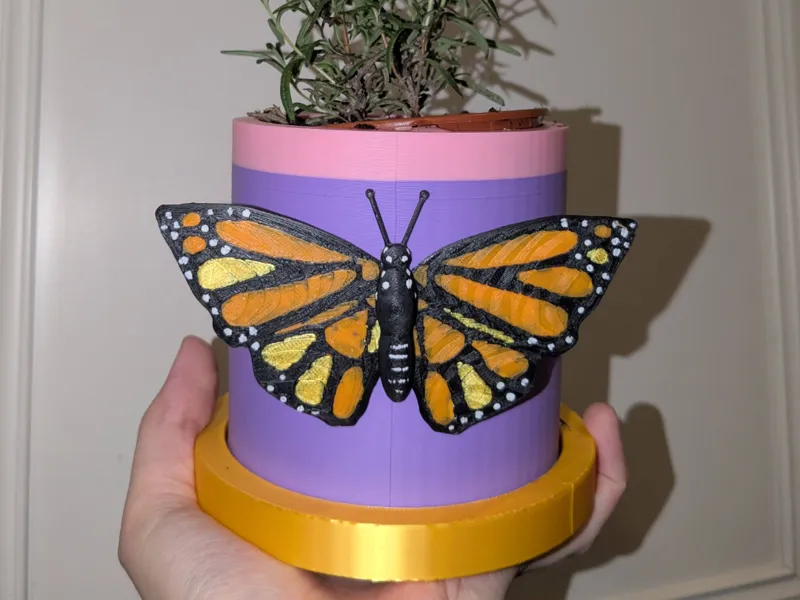 Butterfly Planter OR Organizer with Coaster