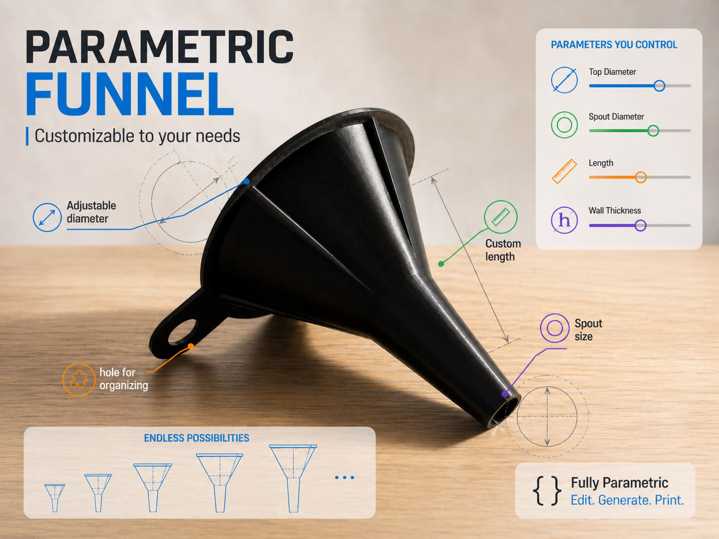 Parametric Funnel – Customizable Utility Funnel