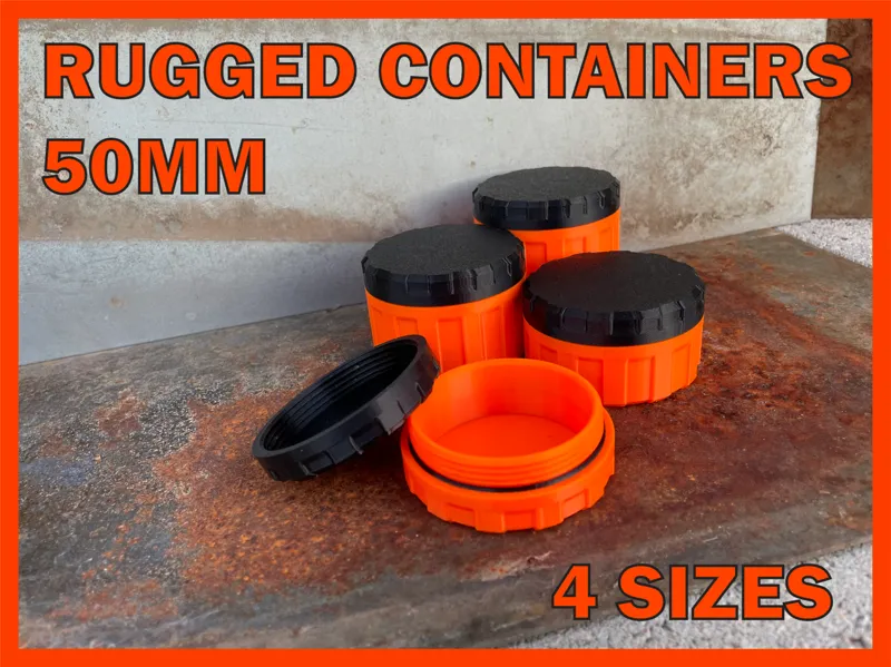 Rugged Container 50mm Set - 4 Pieces