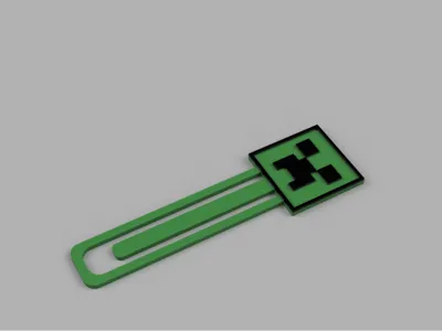 Minecraft Bookmark – Creeper