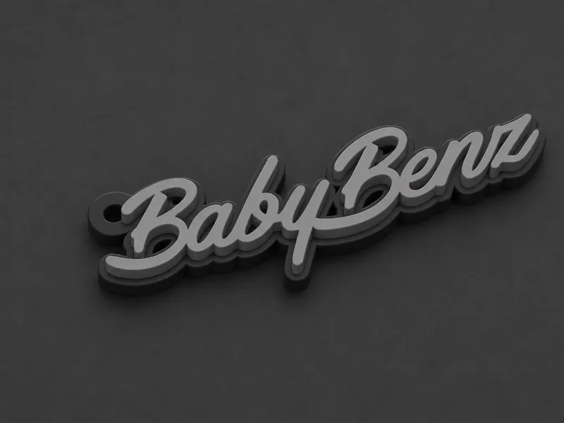 BABY BENZ Mercedes keychain