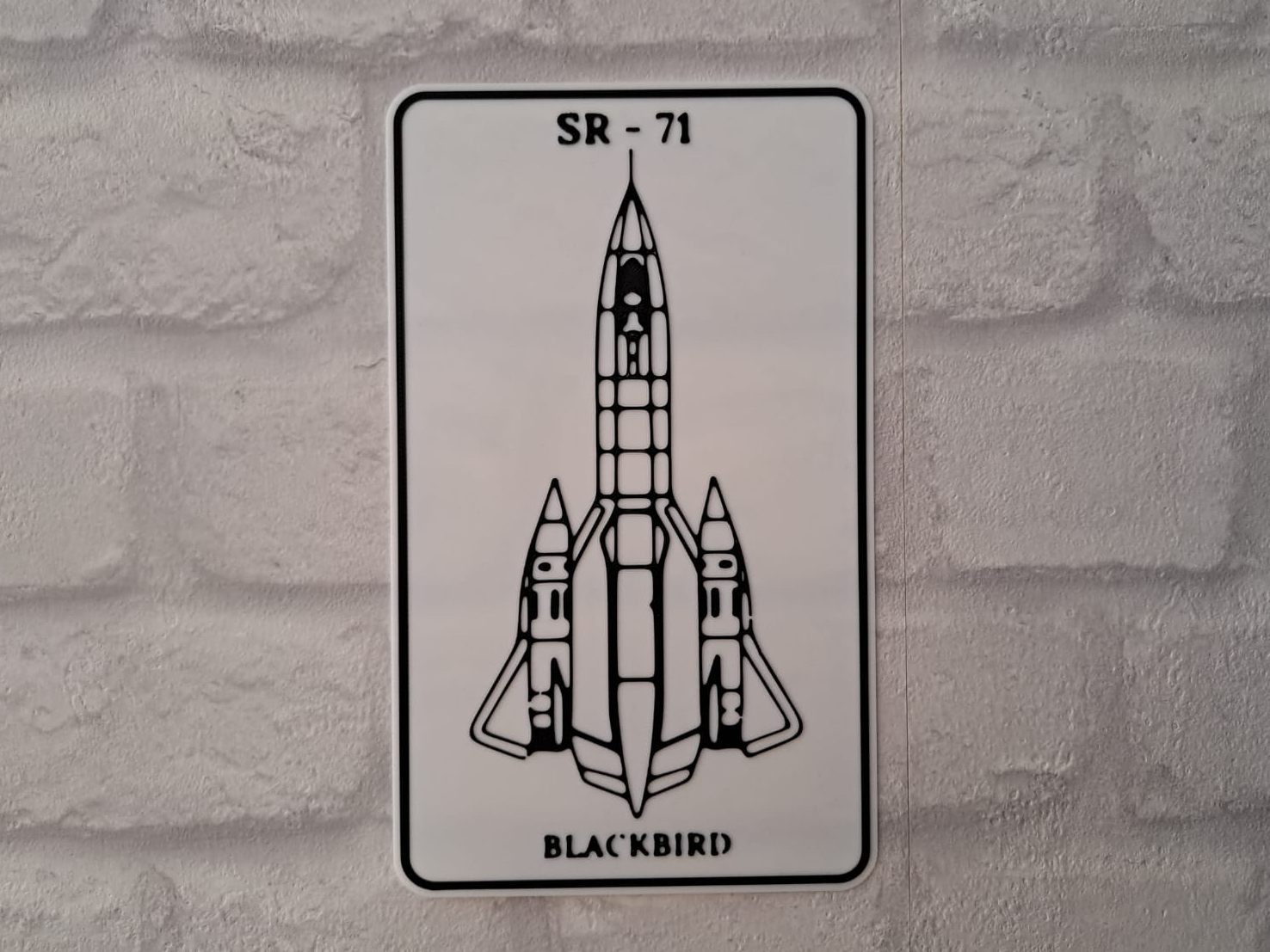 Lockheed SR-71 Blackbird - Blueprint