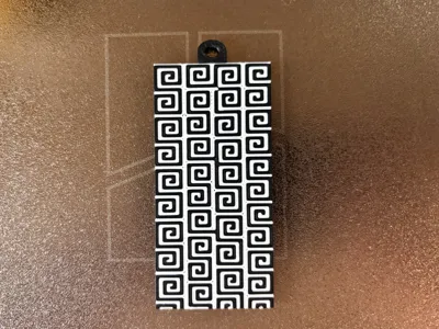 Traditional Japanese pattern (lightning bolt pattern)
