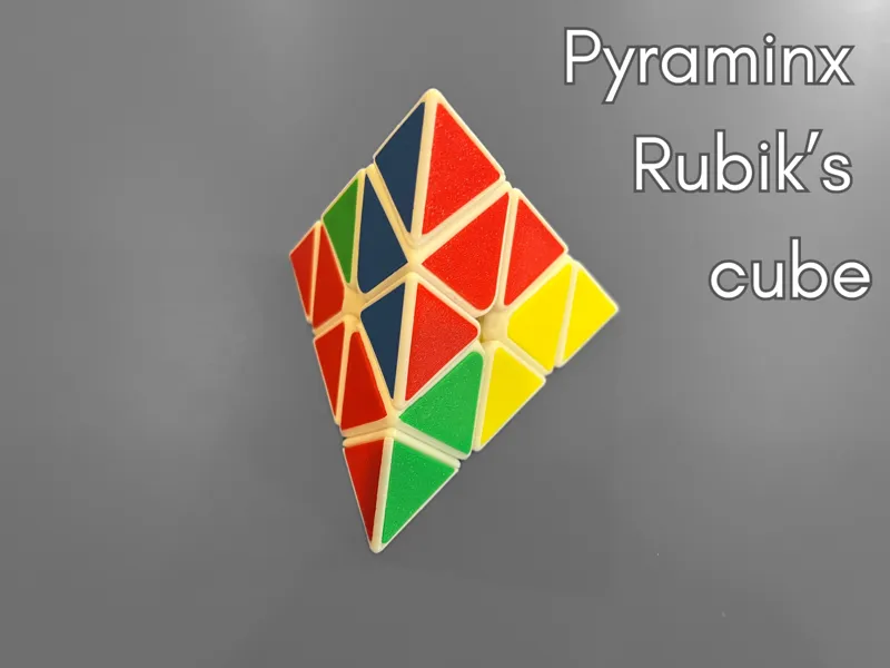 Pyraminx Rubik's cube - Fully printed