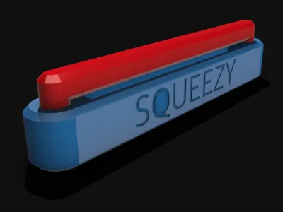 Squeezy: The Minimalist Self-Locking Tube Squeezer