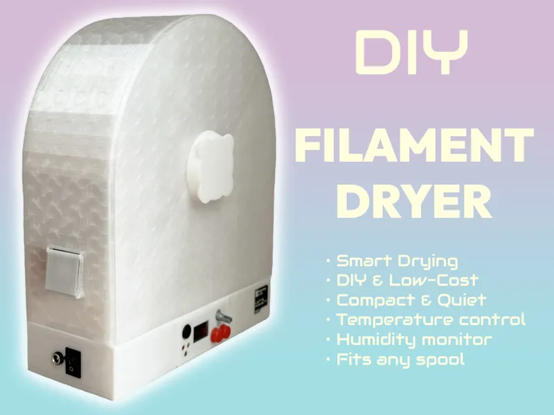 DIY Glowing Filament Dryer - Arduino Powered