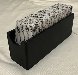 Razor Blade Holder + Bin